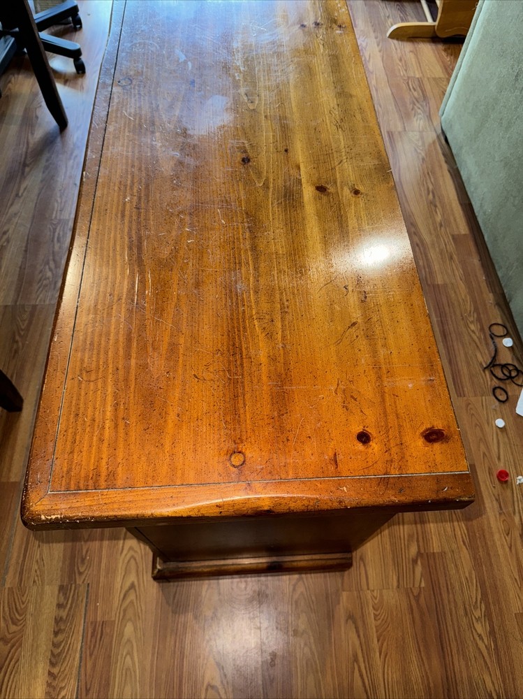 Used Solid Pine Bedroom Dresser with 8 drawers