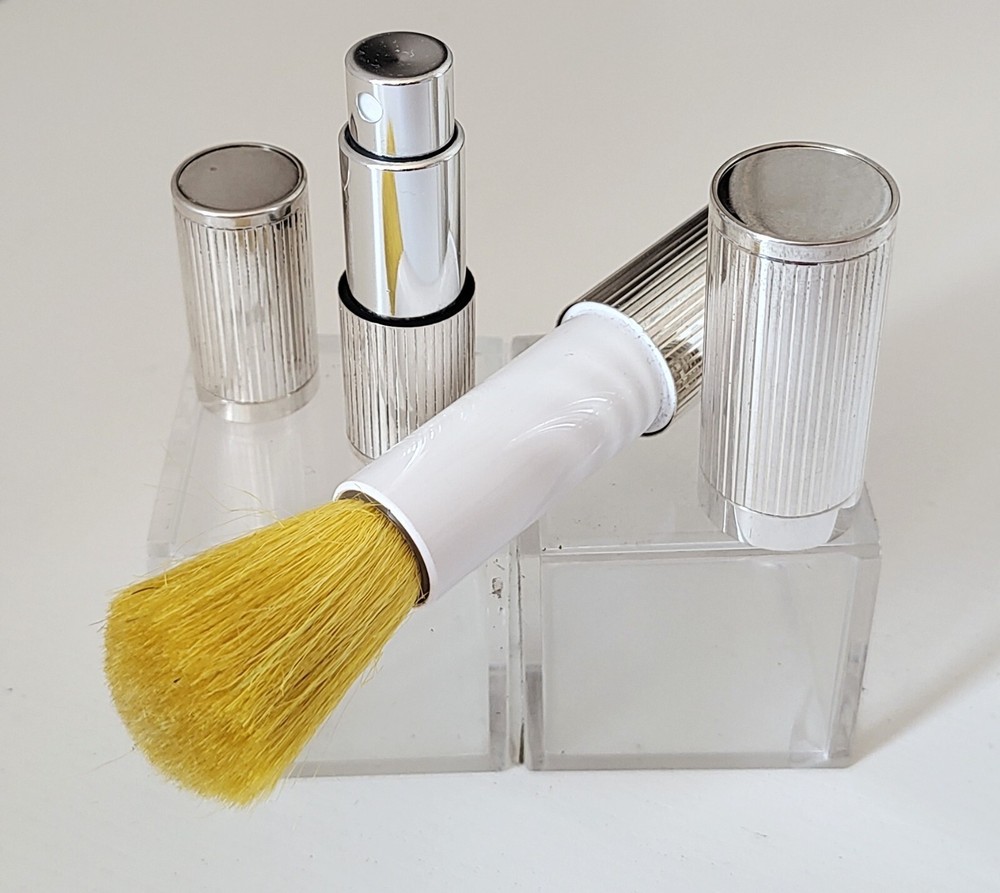 Perfume holder + makeup brush  