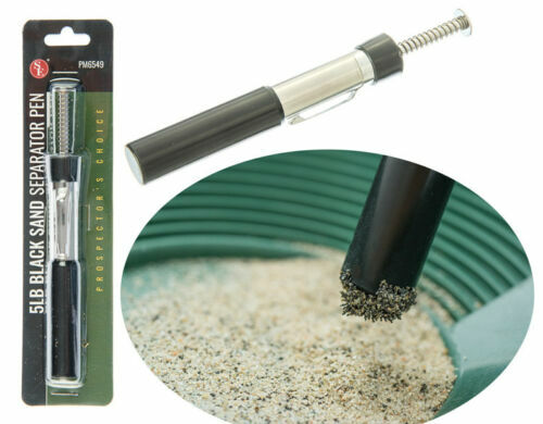 Black 1/4" Large Gold Classifier Screen Mini Sluice & Gold Pan Panning Kit