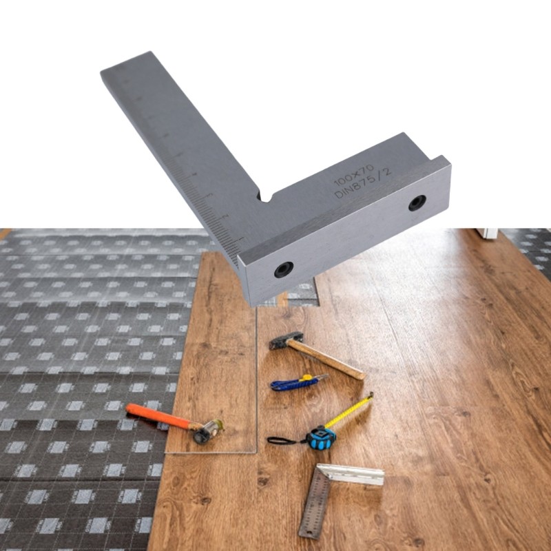 90 Degree Carpenter Machinist Square Ruler with Measuring Scale