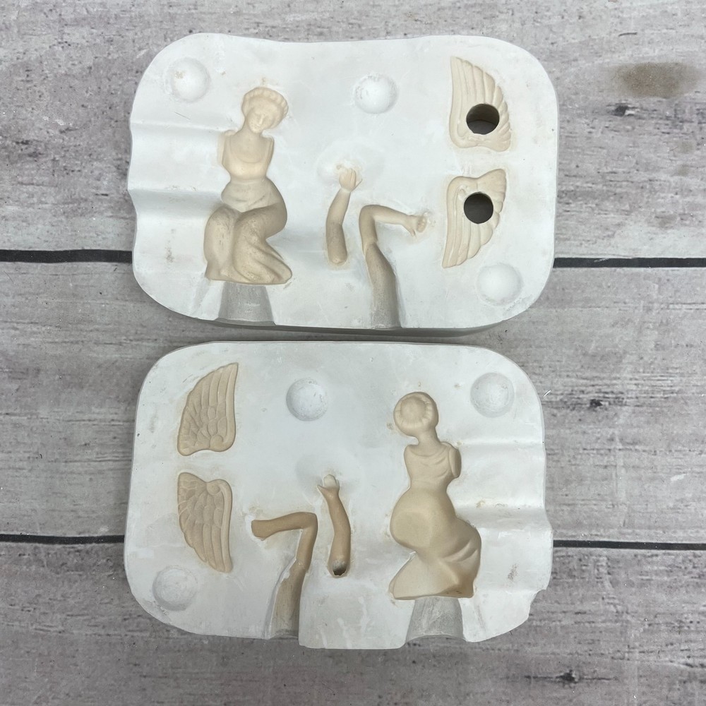 Unbranded Ceramic Casting Mold X3 Angel Figure