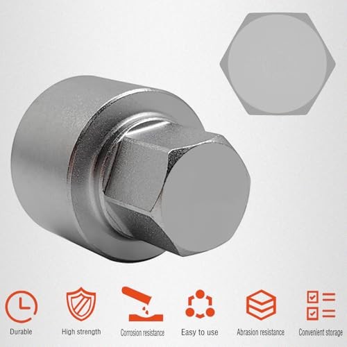E Wheel Locking Nut Key Compatible with Audi Series, (Socket OD 27mm - Scoket E