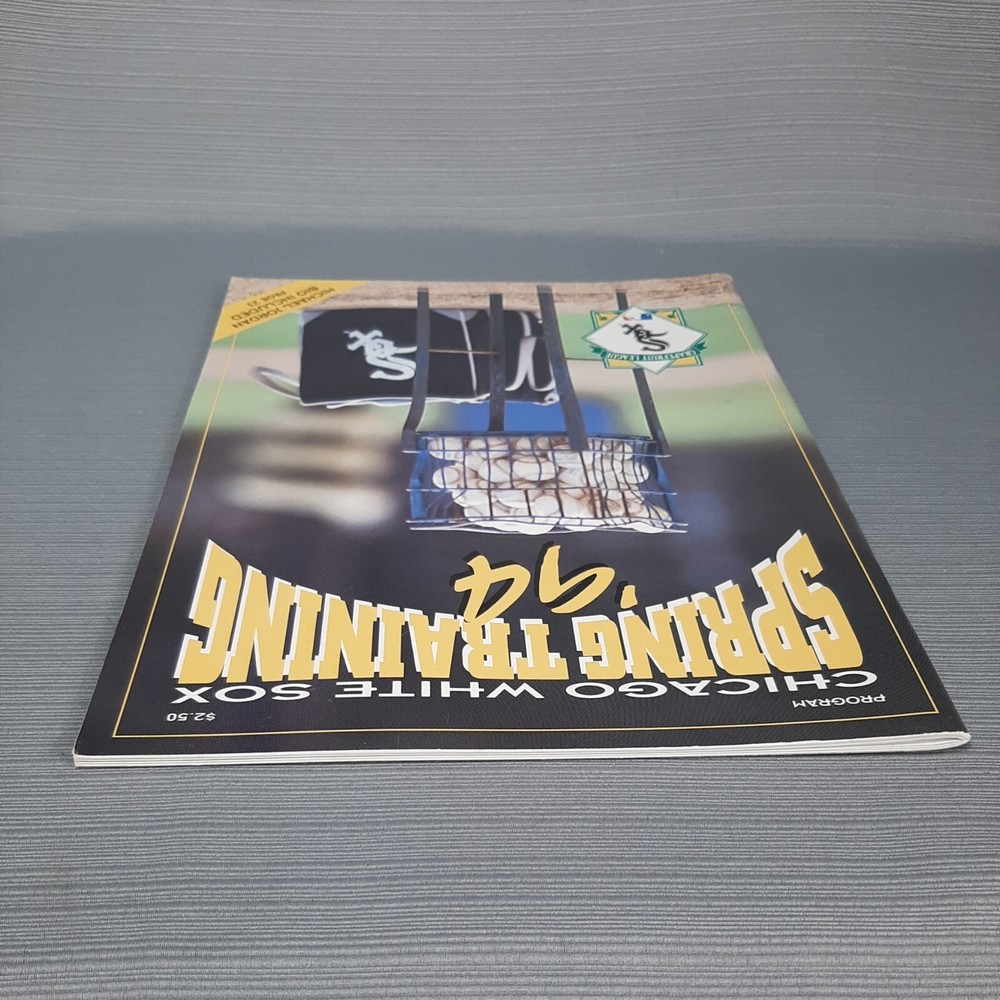 1994 Chicago White Sox Spring Training MLB Baseball Program with Michael Jordan