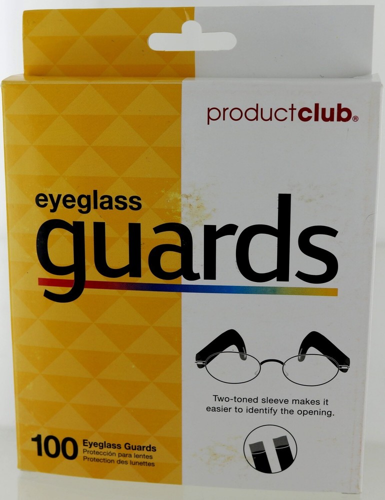Product Club Eyeglass Guards, 100 Pack.