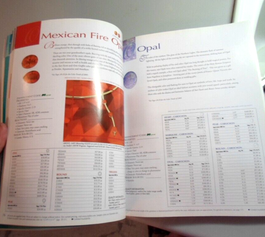 STULLER 2004 Catalog "The Diamond Gemstone Book" Volume 46