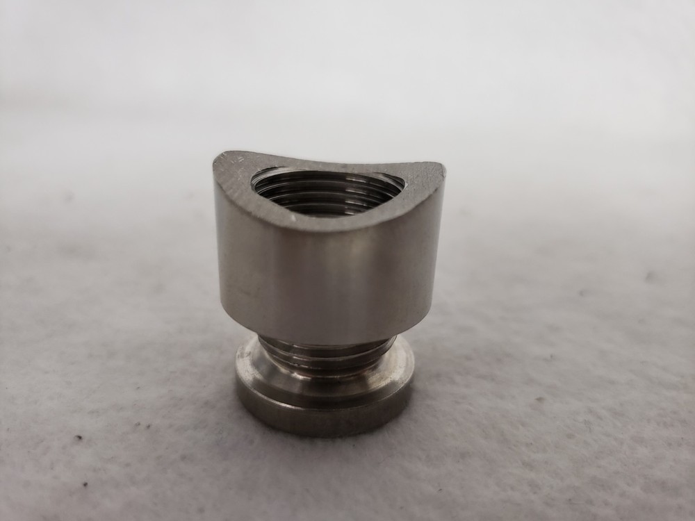 🔥🔥O2 OXYGEN SENSOR "CURVED" WELD ON BUNG WIDEBAND NUT & CAP KIT SET S3P2