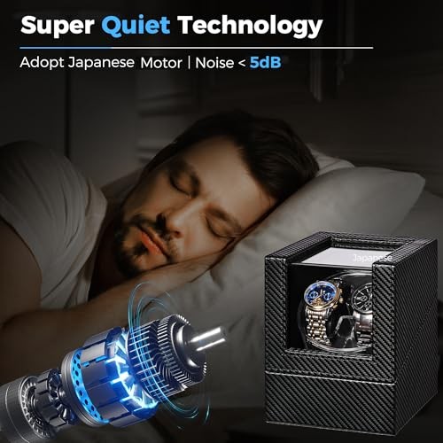 Watch Winder for Automatic Watches, 4 Modes Double Automatic Watch Winder box