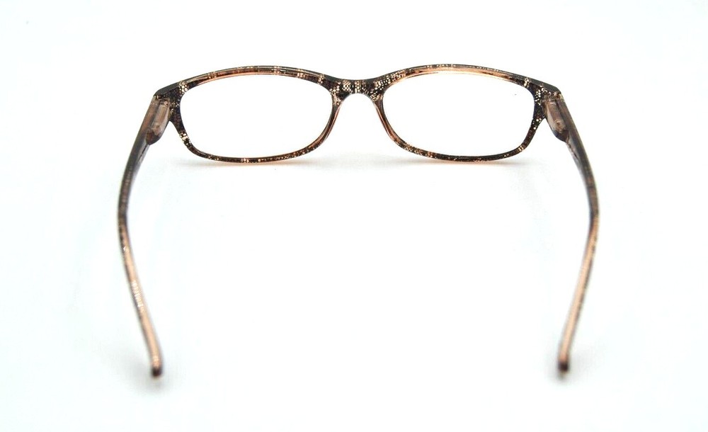 E-Z Reader " SONDRA BRN " lace pattern Reading Glasses w/ case CHOOSE STRENGTH
