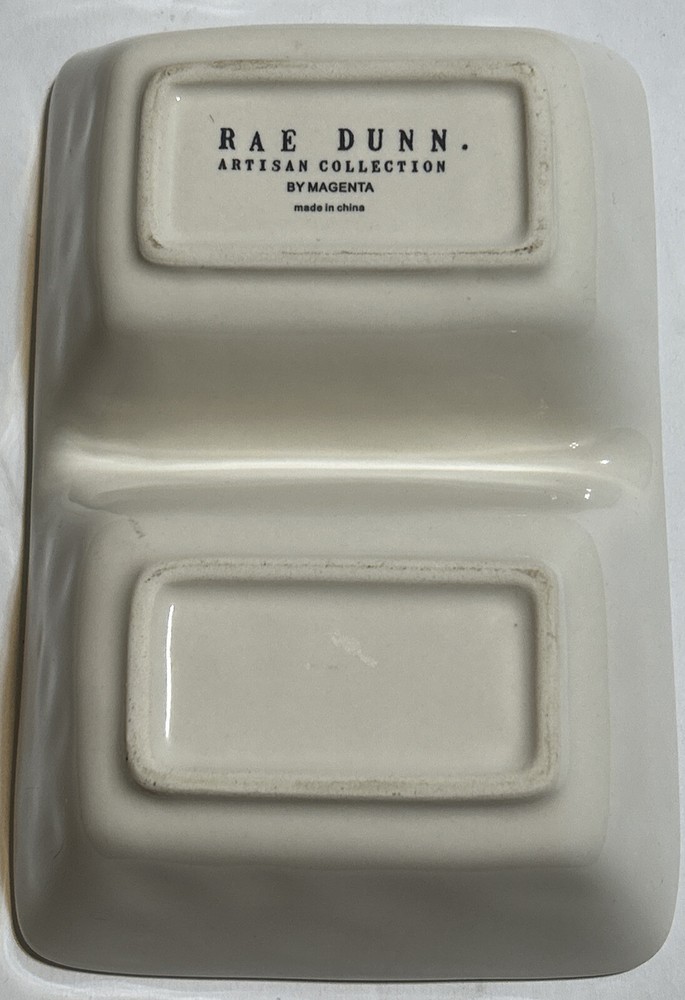 Rae Dunn Divided Dish Measure, Make, Create “B-5