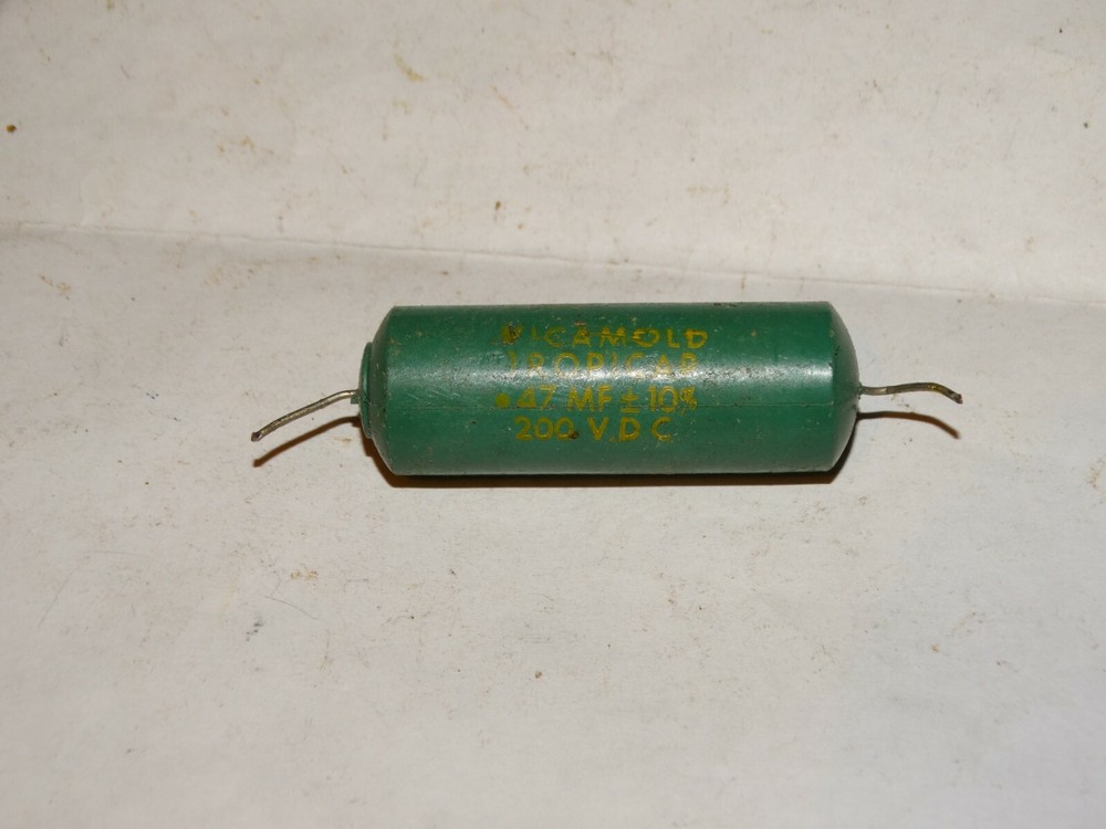1 x Vintage MicaMold Tropicap Capacitor Pull .47 mfd  200vdc (10+ Available)