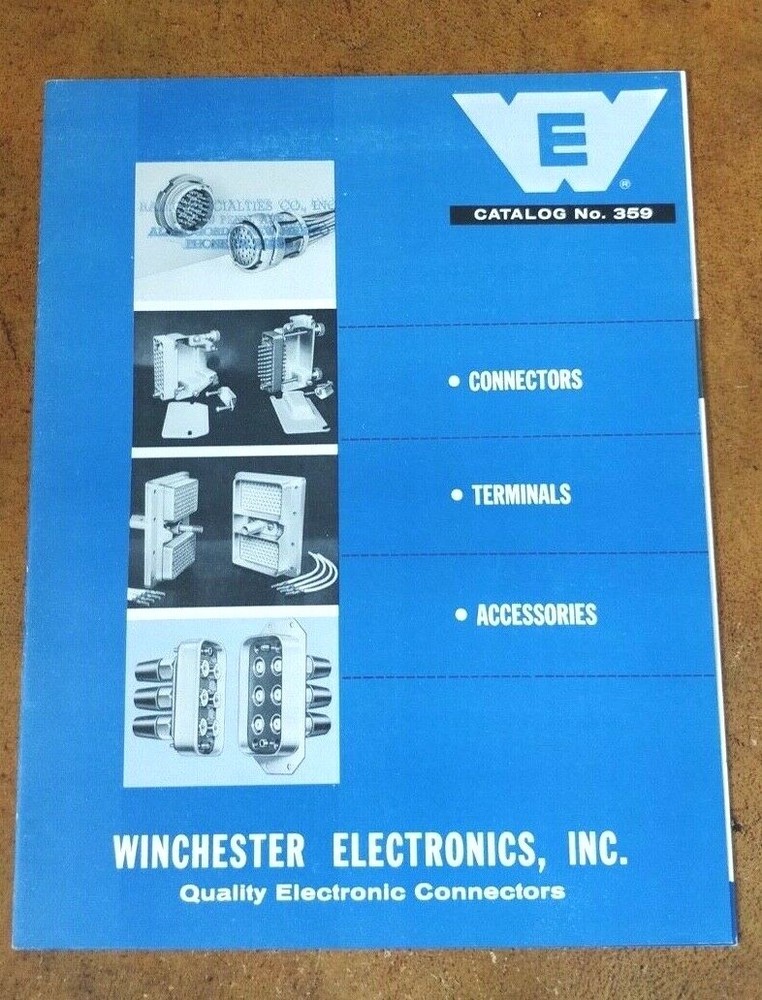 1950s Winchester Electronics  ~ Catalog No.359 ~Electronics Connectors Terminals