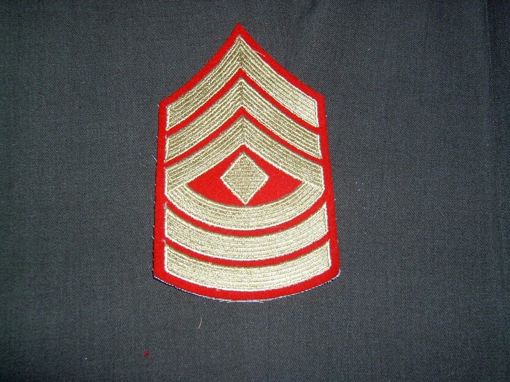 USMC First Sergeant cut edge full dress on wool