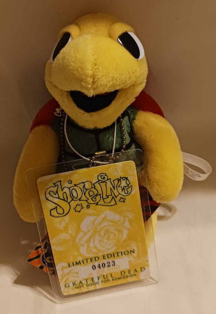 Grateful Dead Bean Bear SHORELINE Terrapin Turtle 2004 LE w/Laminated Pass