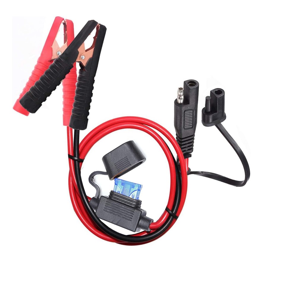 10AWG Battery Alligator Clips SAE Quick Release Adapter 2FT Connectors