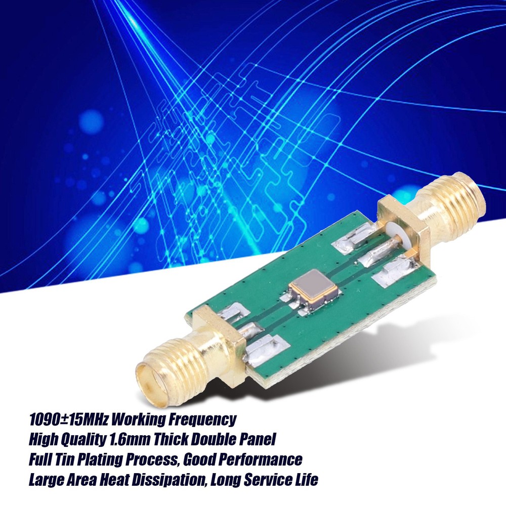 ADSB Filter Module 1090MHZ SDR Narrowband 1.6mm Thick PCB Component Tools Part