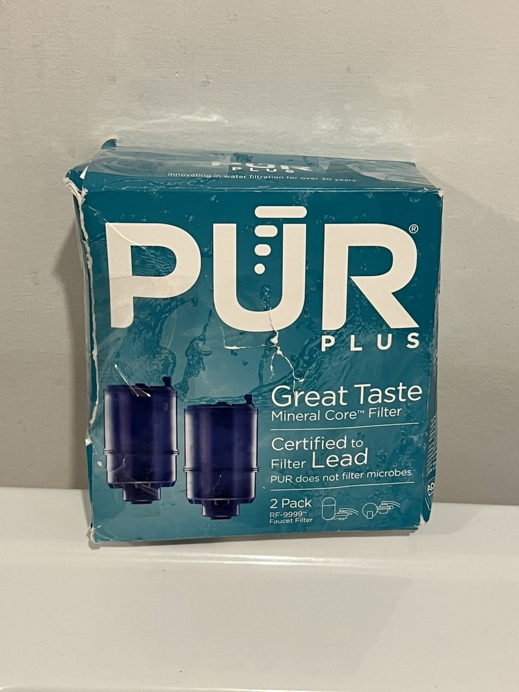 PUR PLUS RF-9999 Mineral Core Faucet Water Filters 2-Pack, Free Shipping!