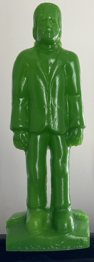 Mold-A-Rama Frankenstein Standing Statue - DARK GREEN MONSTER Universal Studios