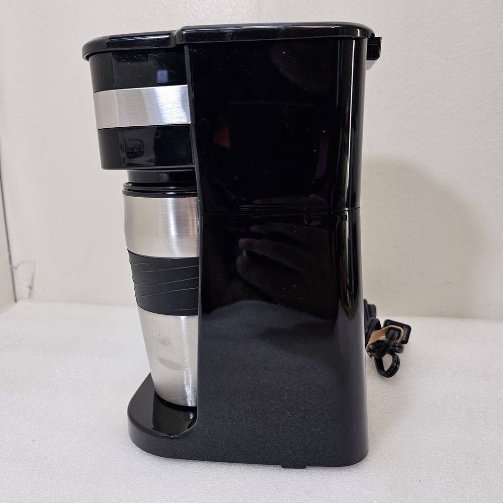 Cook's Essentials Single-Serve Coffee Maker With Tumbler