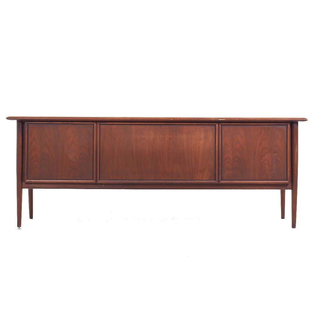 Alma Castilian Mid Century Walnut Credenza