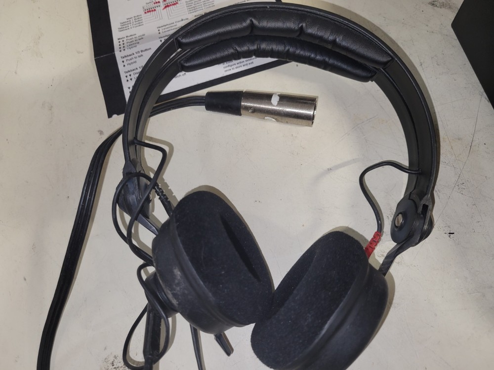 Studio Technologies Model 230 Announcer's Console w Sennheiser HMD 25-1 Headset