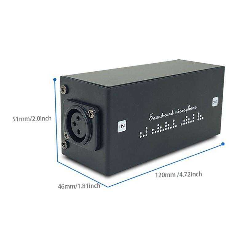 Broadcasting Voice Preamplifier Clean Dynamic Mic Preamplifier Device