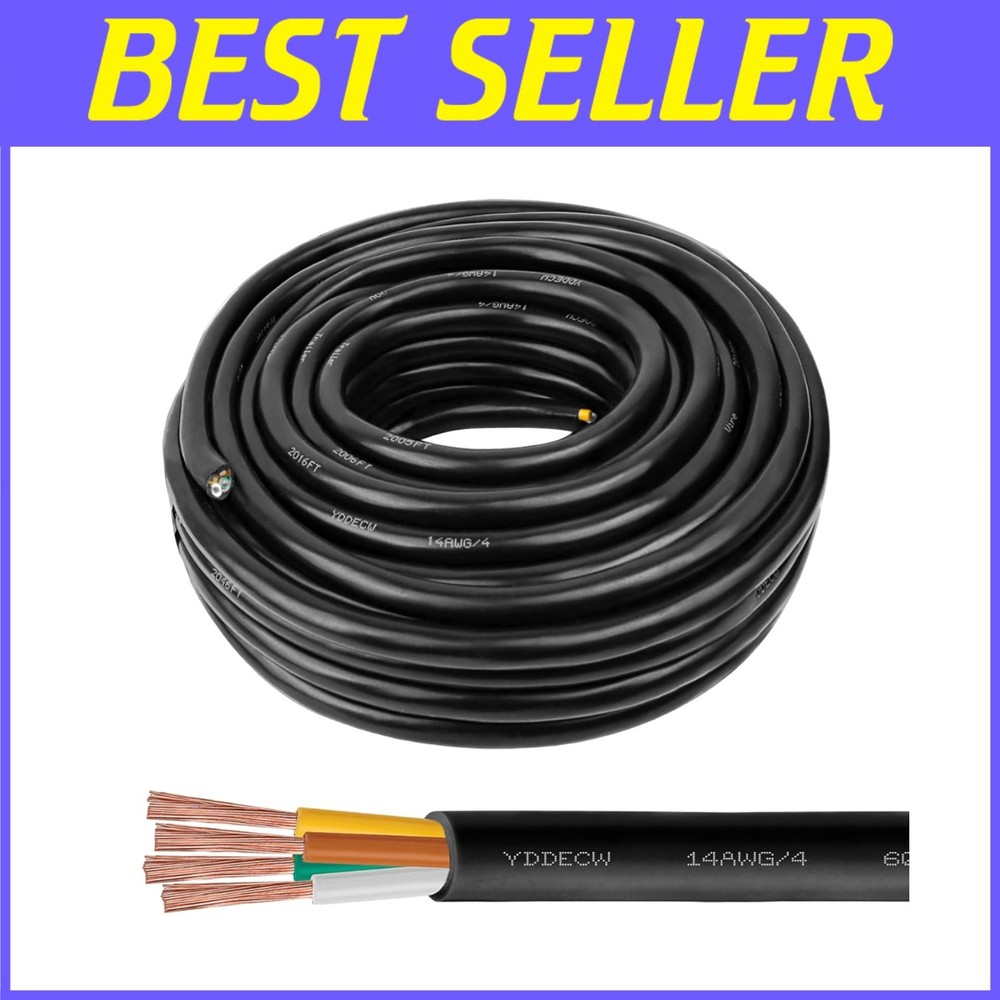 Mini Split Wire 50FT - Weatherproof 14/4 Control Cable