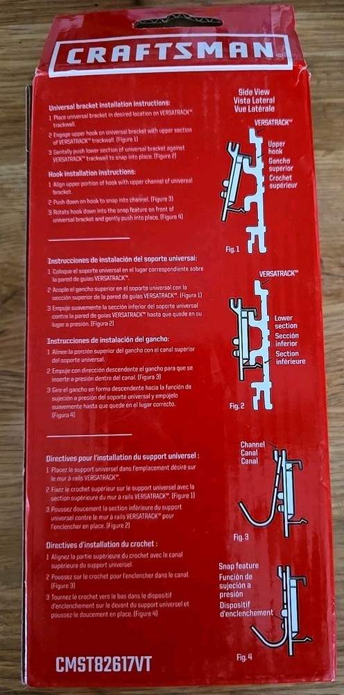 Craftsman 8pc Hook Set For VERSATRACK New