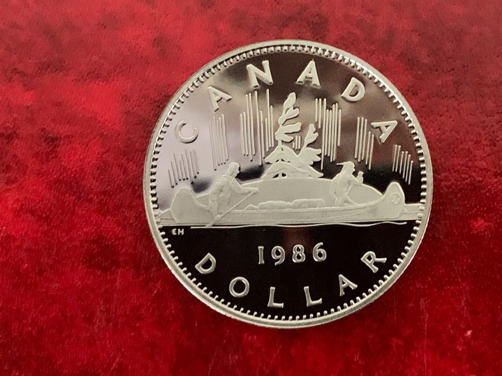 Canada 1 Dollar 1986 Proof Coin-Uncirculated