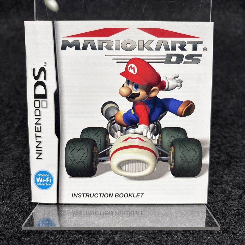 5 DS Mario Games Case And Manual ONLY Bundle - Authentic Great Condition