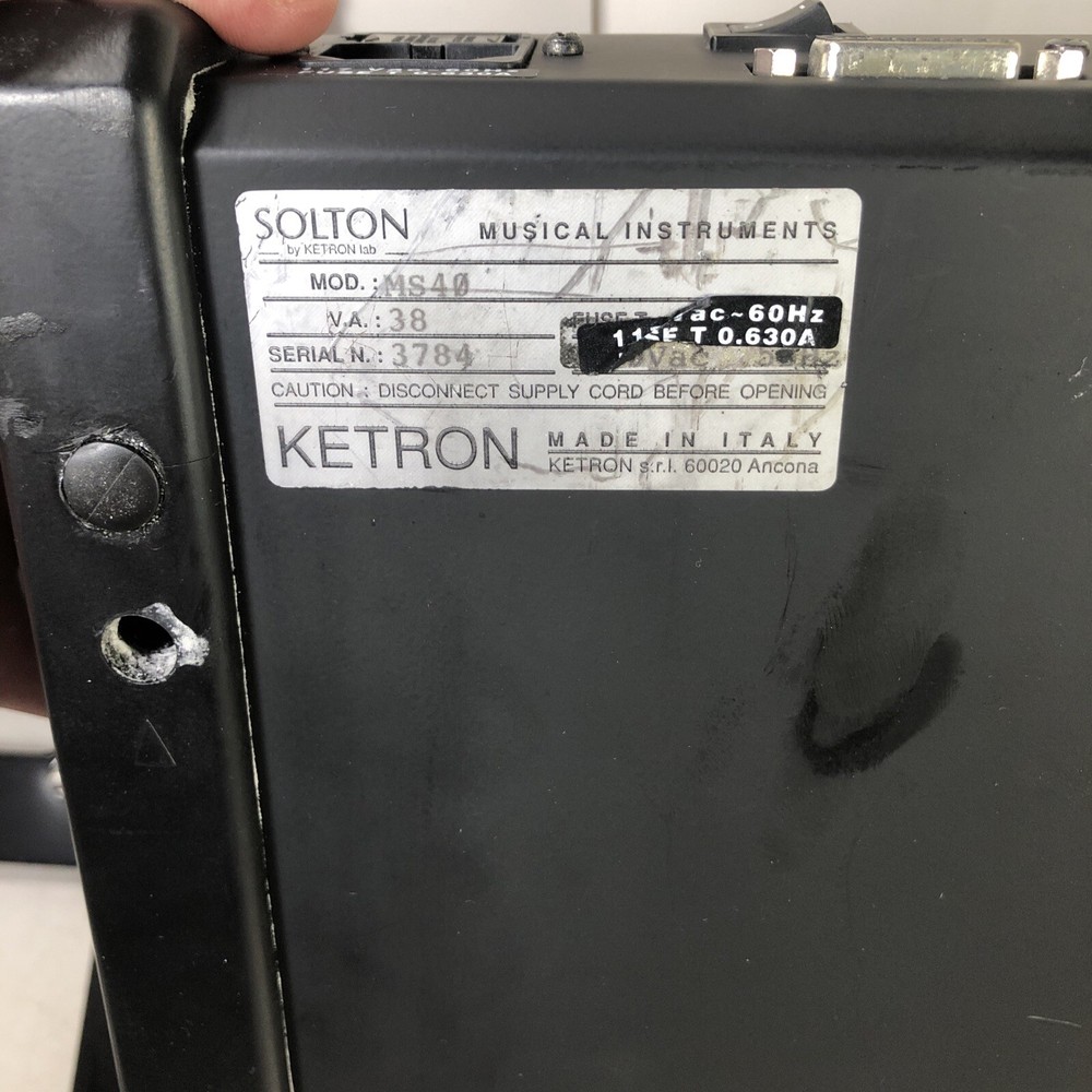 KETRON Lab Solton MS40 MIDI Module Arranger Sequencer Module Working W/ Stand
