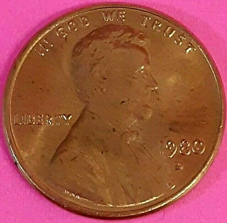 Lincoln Head cent 1980 D BU