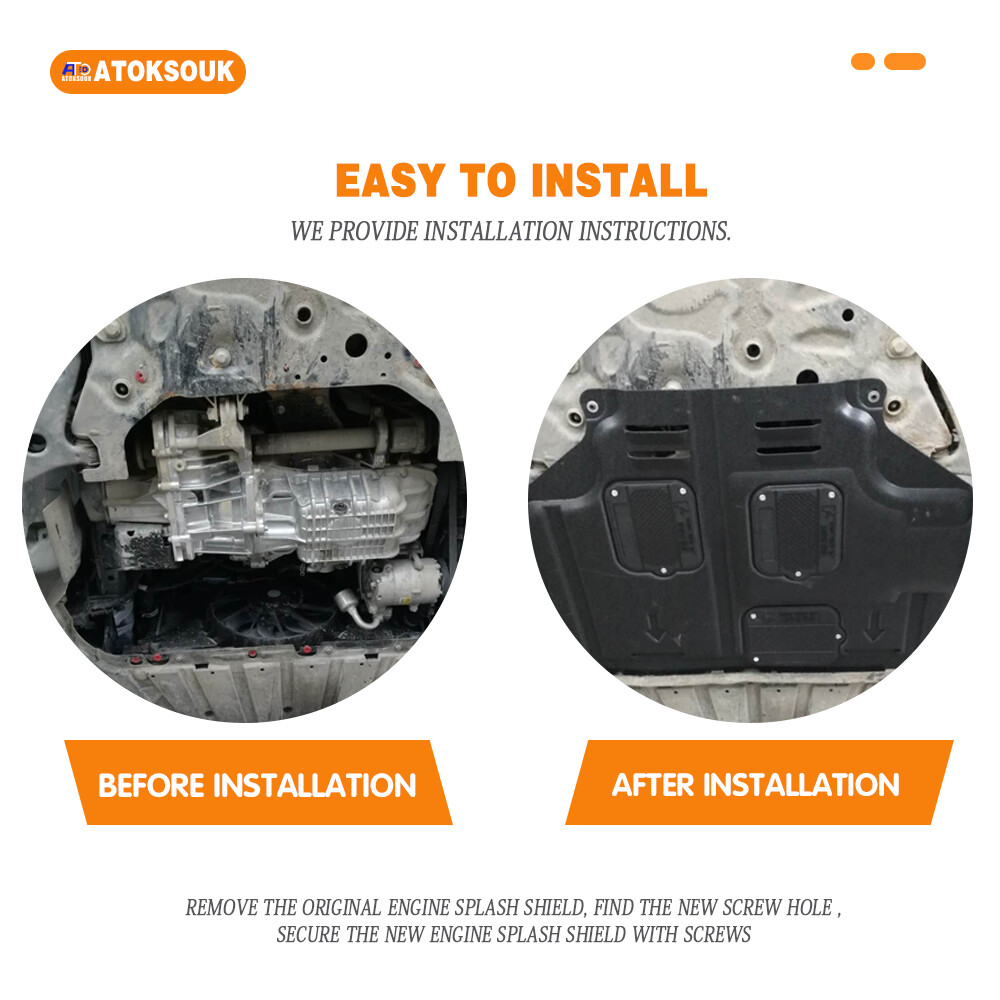 Engine Skid Plate For 2012-2018 Ford Focus Under Splash Shield Heavy Duty