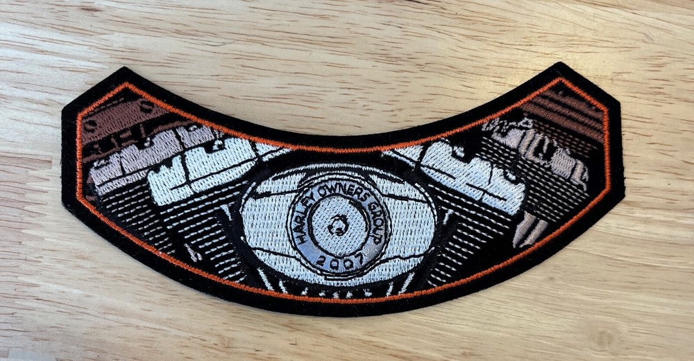 HOG 2007 Rocker Harley Davidson Vintage Patch Unsewn Pre-owned