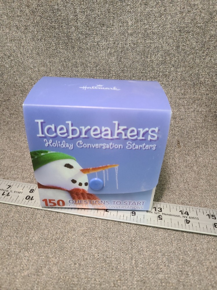 Hallmark Icebreakers Holiday Conversation Starters Game New