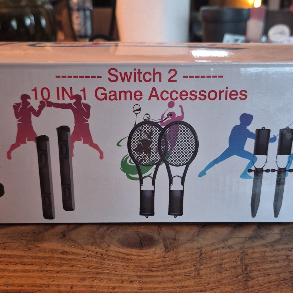 HeysTop Switch 2 10 in 1 Game Accessories Bundle with Wrist Straps