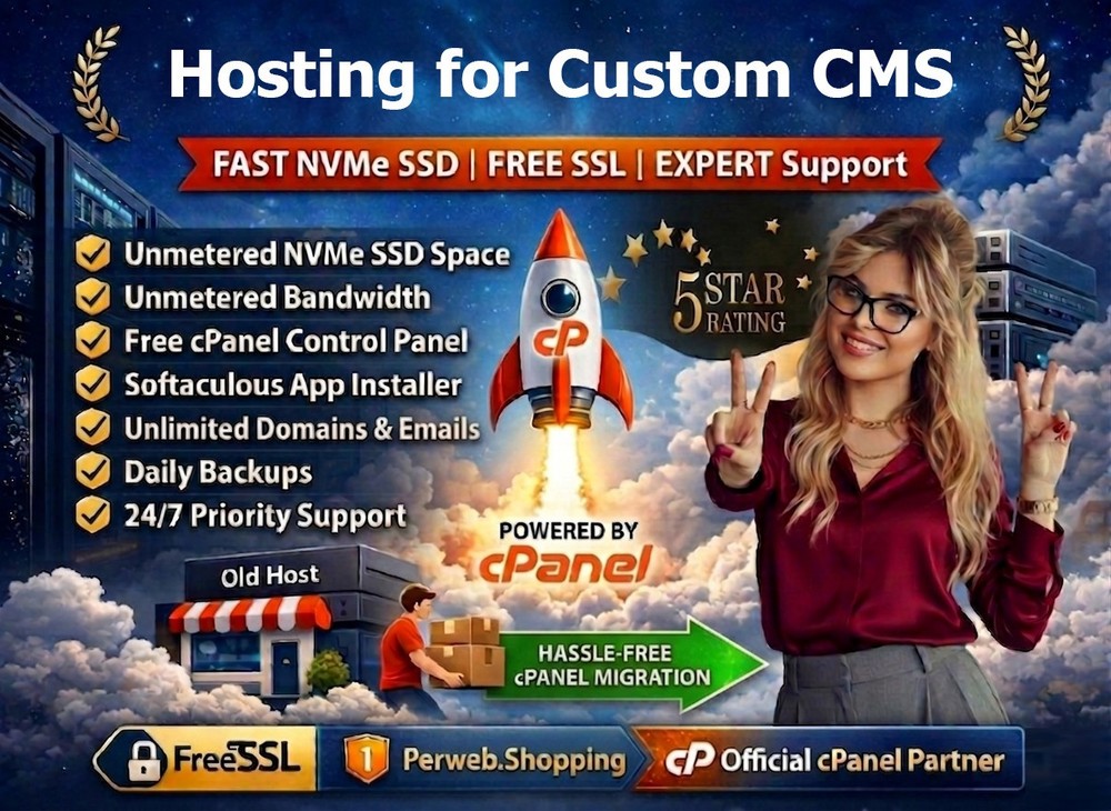 Hosting for Custom CMS – 🔥 Fast SSD + Free SSL + Speed Boost | Just $14.99/Year