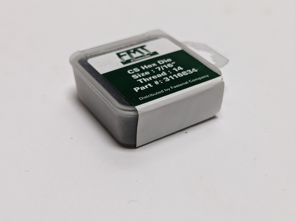 FMT 3116834 7/16" Thread 14 CS Hex Die (NEW).