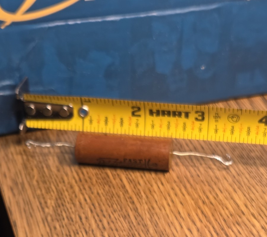 .022 400v Polystyrene Guitar Amp Tone Capacitor John E Fast Test .021 Long Leads