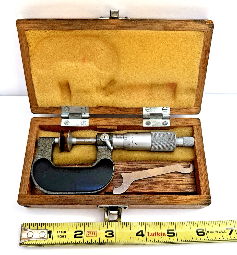 Mitutoyo - Disk Micrometer 123-125 0-1" .001"