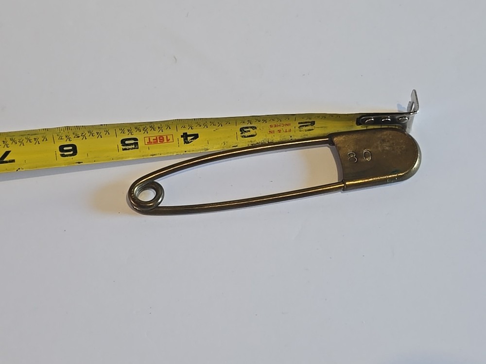 Vintage Brass 5" Laundry Pin