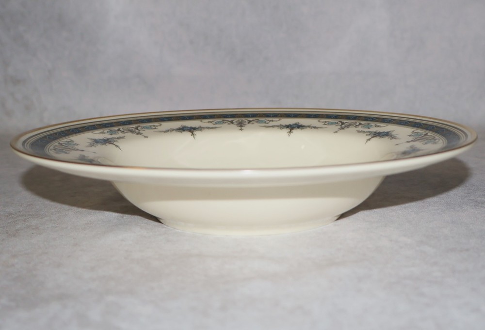 Minton Grasmere Blue Large 9” Rim Soup Bowl | Multiple Available