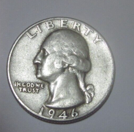 1946 Washington Silver Quarter   90% Silver