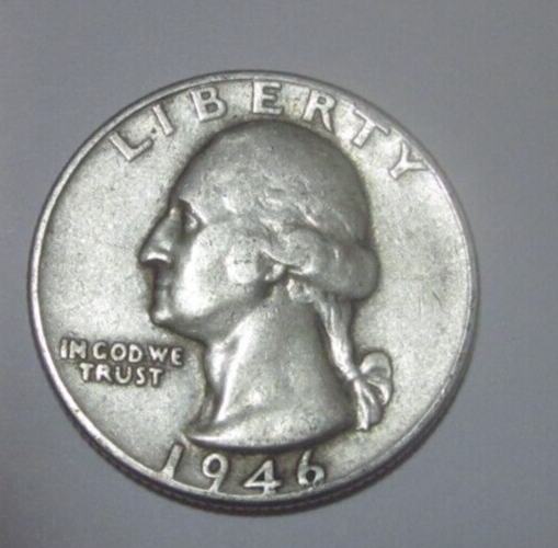 1946 Washington Silver Quarter 90% Silver