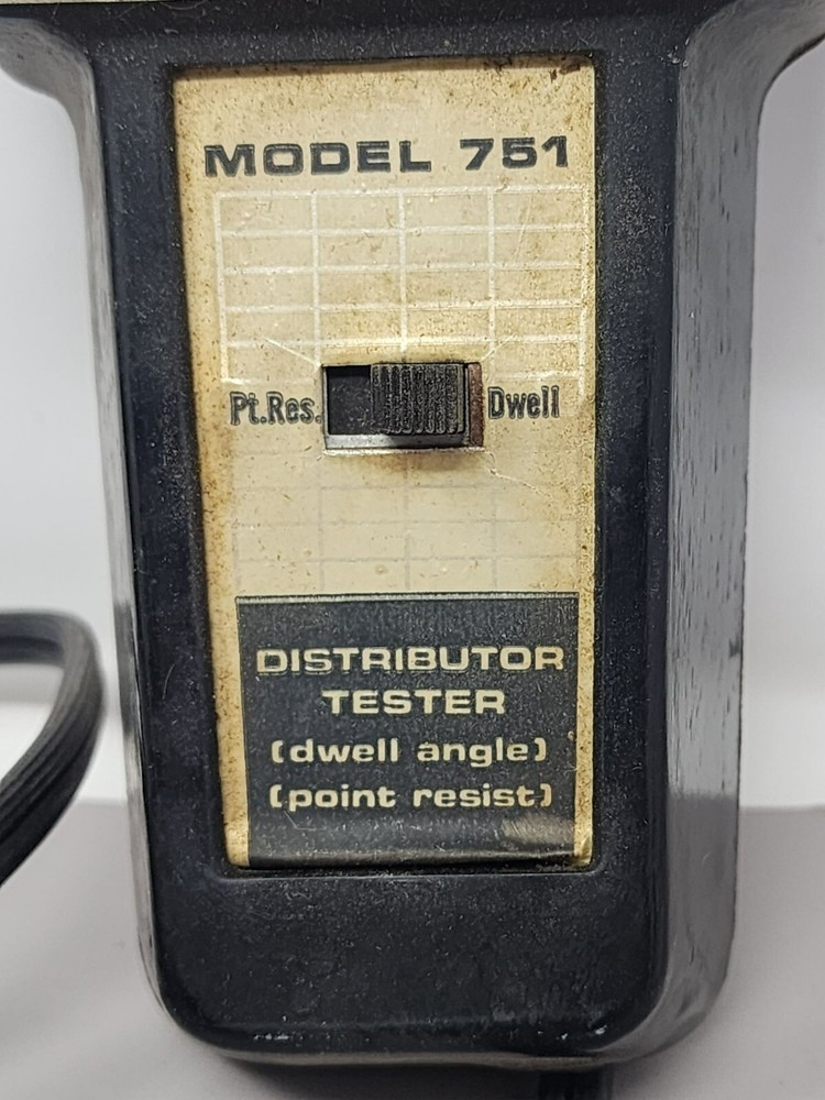 Vintage Model 751 Distributor Tester Dwell Angle & Point Resistance Untested