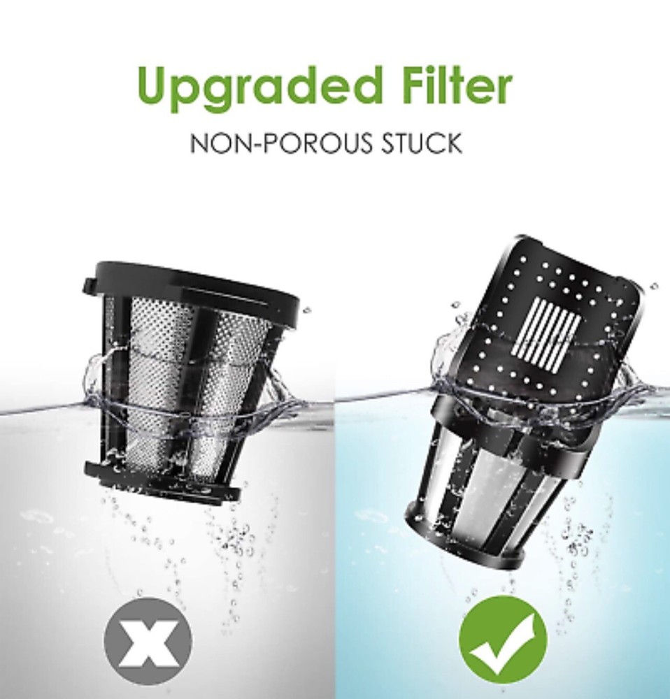 Juicer Machine Masticating Juicing Veggie Fruit Extractor Cold Press 2Speed Mode