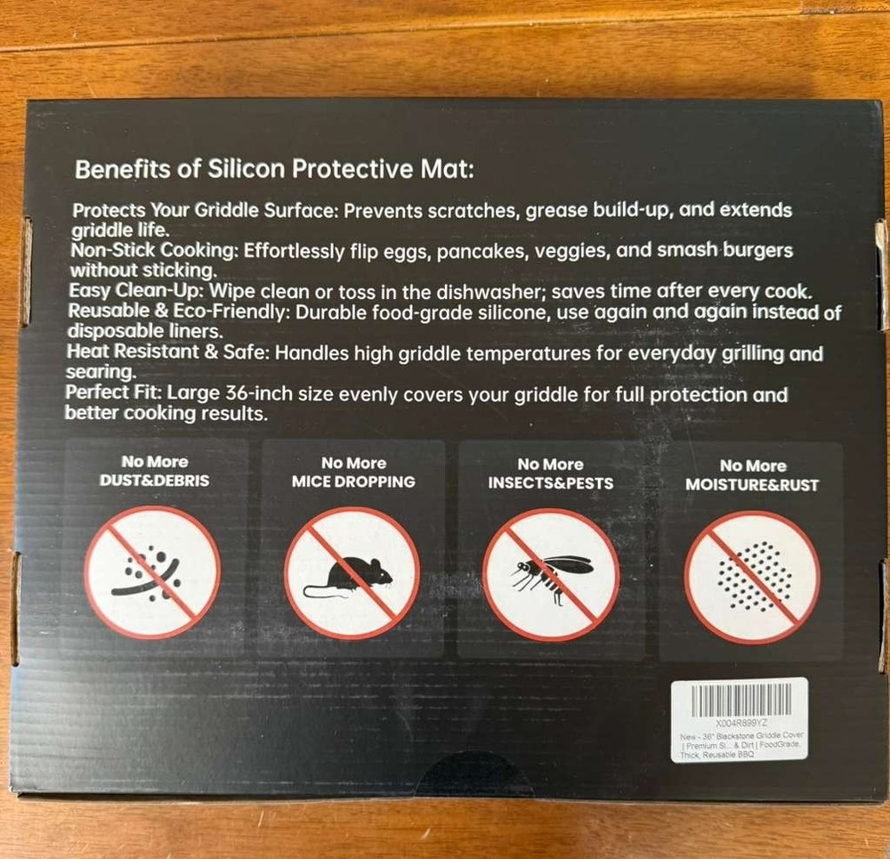 Silicone griddle mat for blackstone griddles (36-Inch)