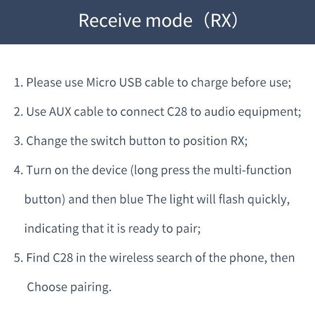 Bluetooth 5.0 Audio Transmitter Receiver Adapter 3.5 AUX Cable Car USB Wireless
