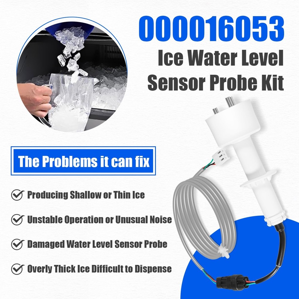 Ice Water Level Sensor Probe Kit with Harness 000016053 for Manitowoc Ice Maker