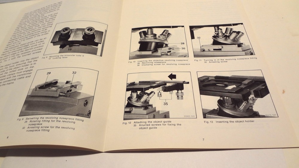 LEITZ DIAVERT ORIGINAL INSTRUCTION MANUAL **MINT CONDITION**