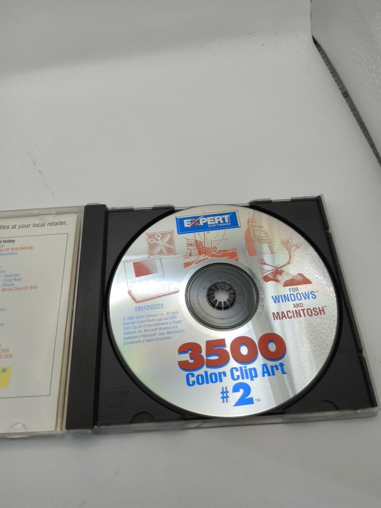 Expert Software CD Clipart Collection Number 2 Windows And Macintosh